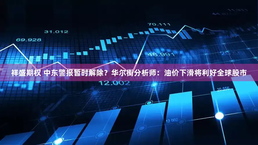 祥盛期权 中东警报暂时解除？华尔街分析师：油价下滑将利好全球股市