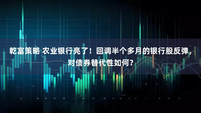 乾富策略 农业银行亮了！回调半个多月的银行股反弹，对债券替代性如何？
